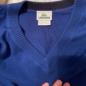 Lacoste v-neck sweater